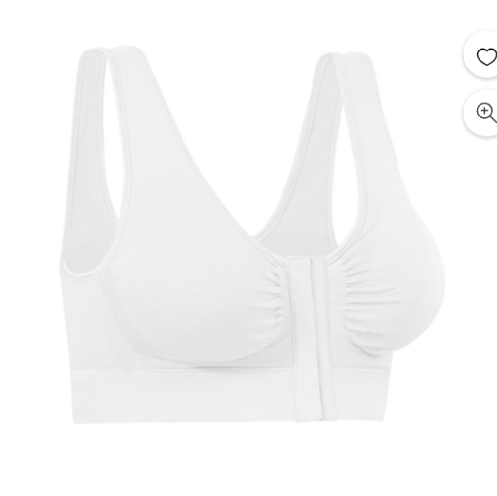 As Seen On Tv Miracle Bamboo Comfort Bra Tan Nude Wiresless Soft Stretch Comfy